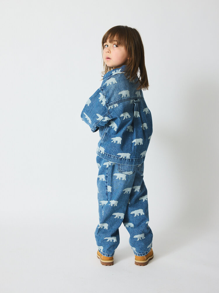 Bruno Bruno Nation Dorethy AOP Jeans - Mid blue polar bear