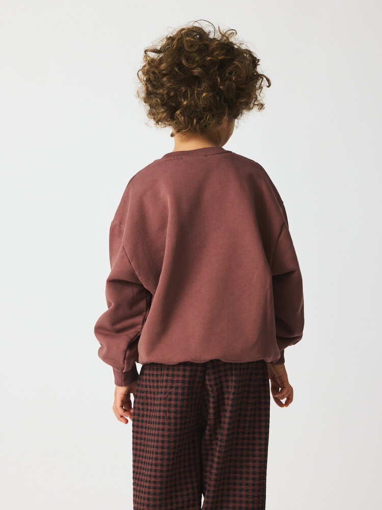 Bruno Bruno Nation Norah Sweatshirt - Maroon Plum