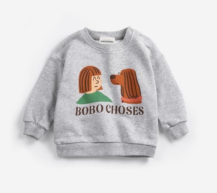 Bobo Choses Friends in a Pickle sweatshirt