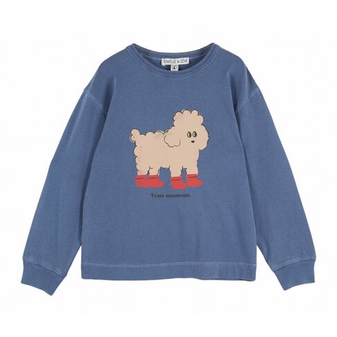 Emile et Ida Tee Shirt Motif Place Poodle - Ocean Poodle