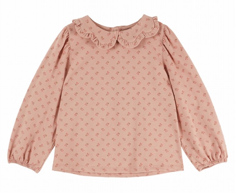 Emile et Ida Blouse Jersey Imp Col Fleur - Marjolaine