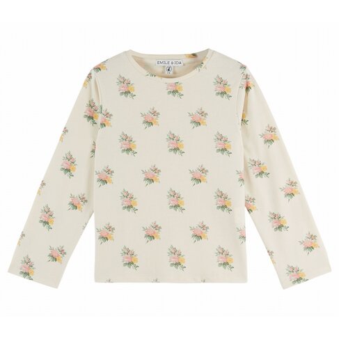 Emile et Ida Tee Shirt Imprime AO Fleurs