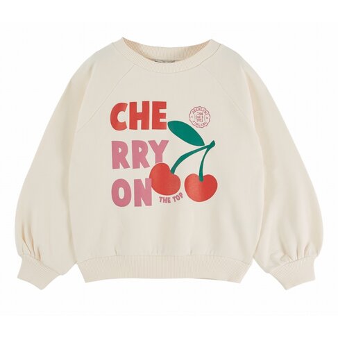 Emile et Ida Sweat Typo Graphique - Ecru