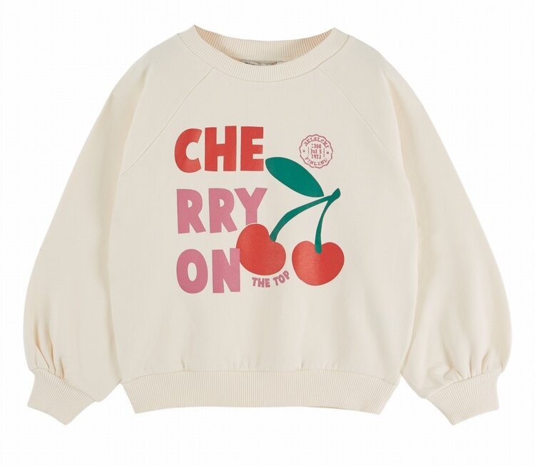 Emile et Ida Sweat Typo Graphique - Ecru