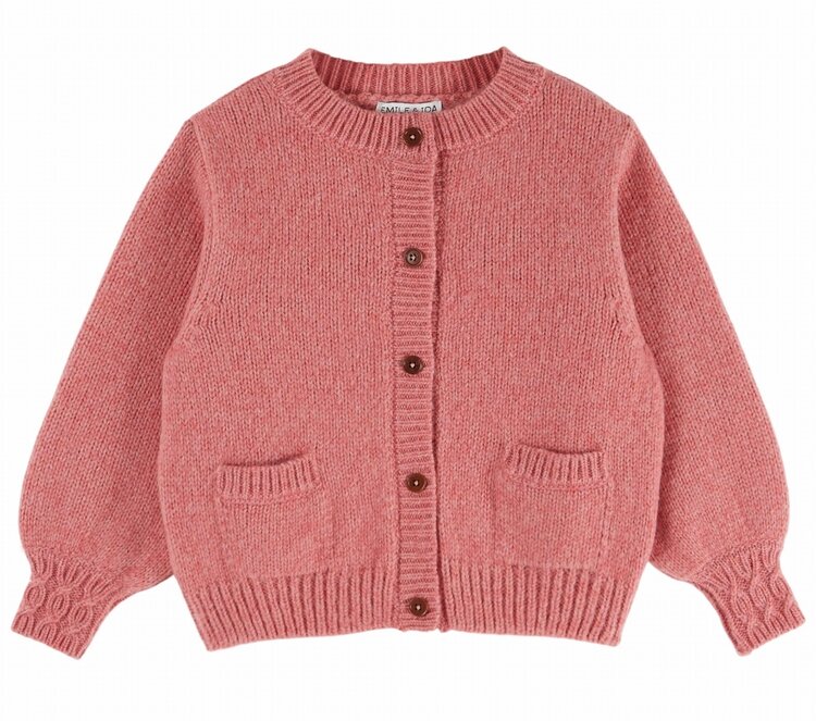Emile et Ida Cardigan Doudou - Blush
