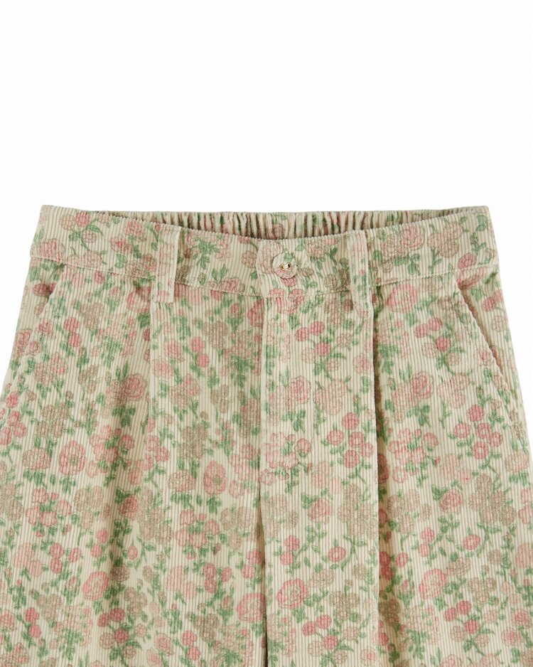 Emile et Ida Trousers Large Imprime Velours - Bucolique
