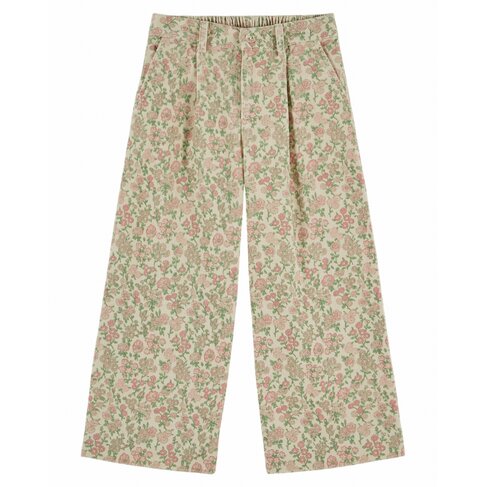 Emile et Ida Trousers Large Imprime Velours - Bucolique
