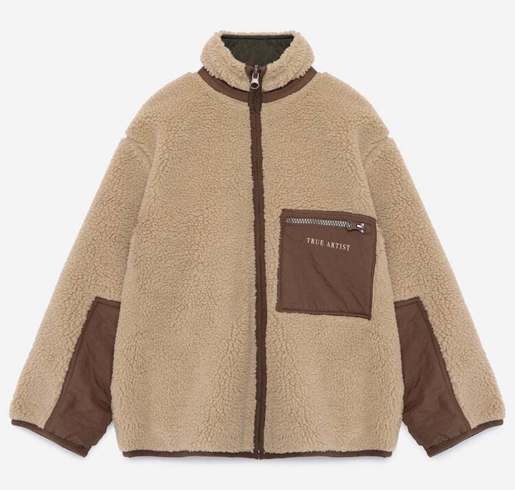 True Artist Reversible Jacket no03 Otter Brown