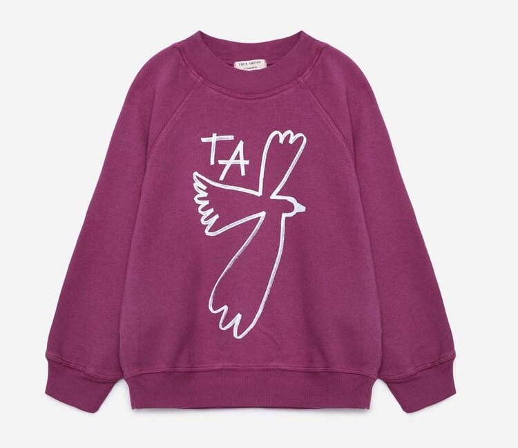 True Artist Sweatshirt no01 Cherry Fuchsia