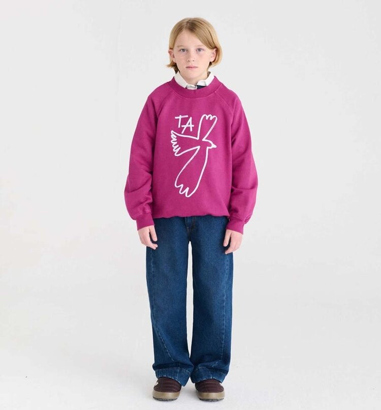 True Artist Sweatshirt no01 Cherry Fuchsia