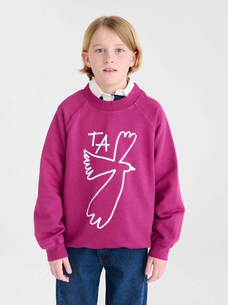 True Artist Sweatshirt no01 Cherry Fuchsia