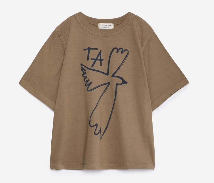 True Artist T-shirt no05 Otter Brown