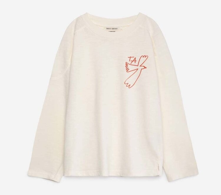 True Artist T-shirt no23 Ivory White
