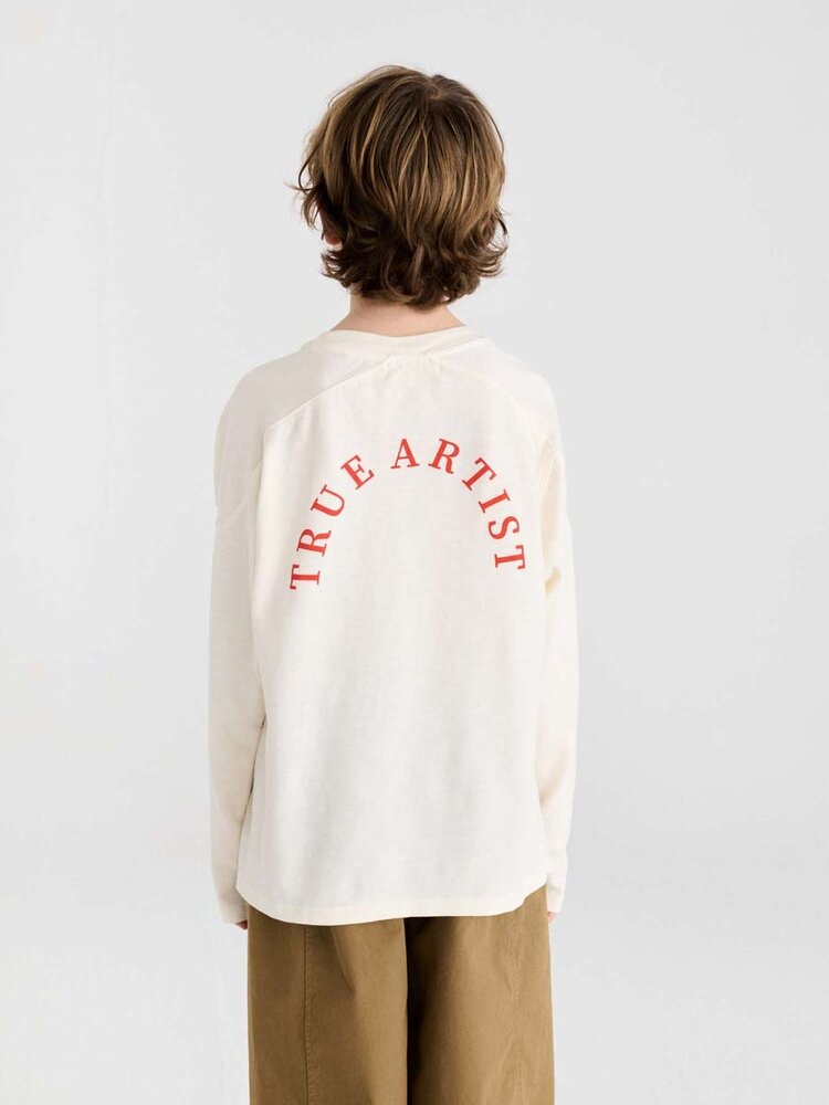 True Artist T-shirt no23 Ivory White