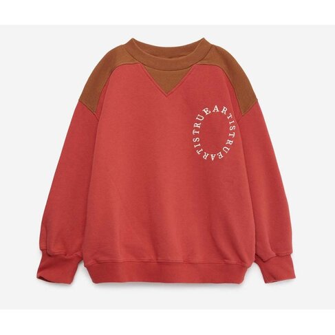 True Artist Sweatshirt no14 Deep Red