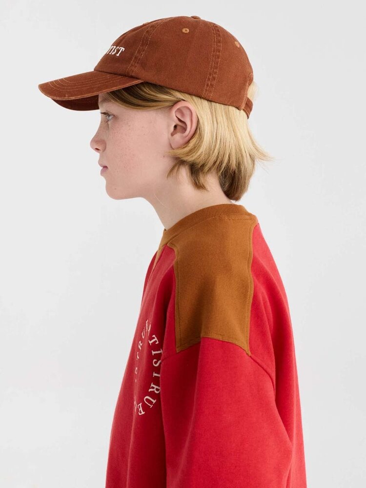 True Artist Sweatshirt no14 Deep Red
