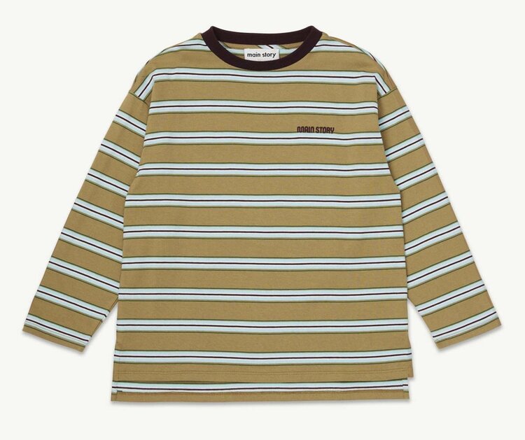 Main Story UK Big Tee - Raincoat Stripe Jersey