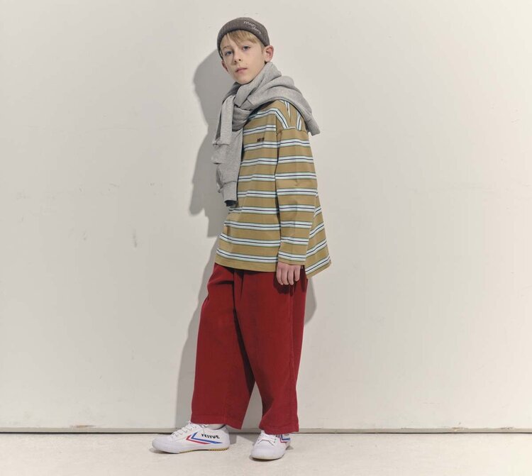 Main Story UK Big Tee - Raincoat Stripe Jersey