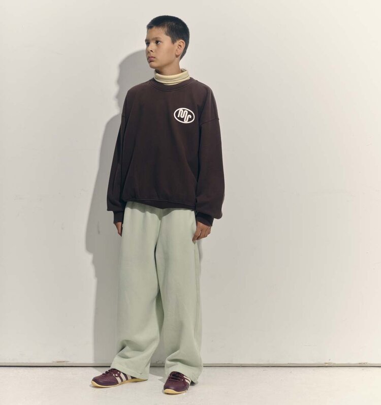 Main Story UK Bubble Sweatshirt - Chocolate Brown Fleece