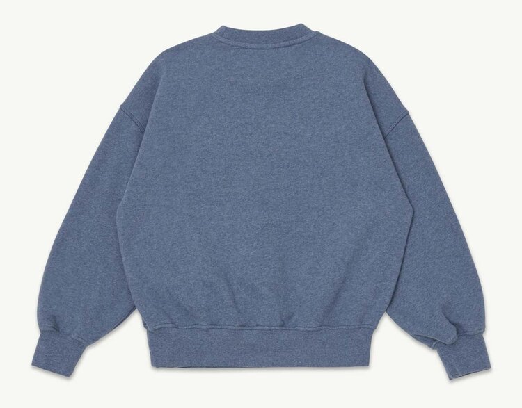Main Story UK Crew Sweatshirt - Blue Melange Fleece