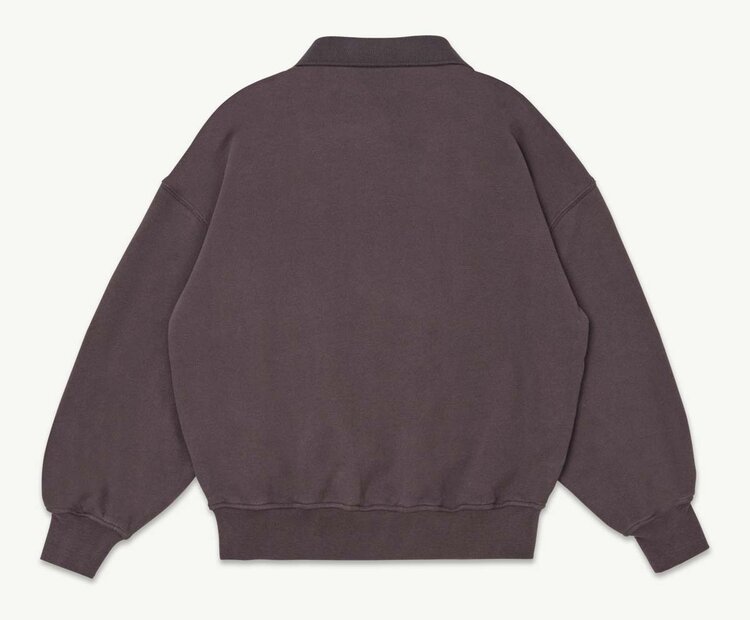 Main Story UK Polo Sweatshirt - Dark Cherry Fleece