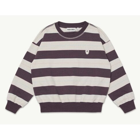 Main Story UK Bubble Sweatshirt - Conker Stripe Fleece