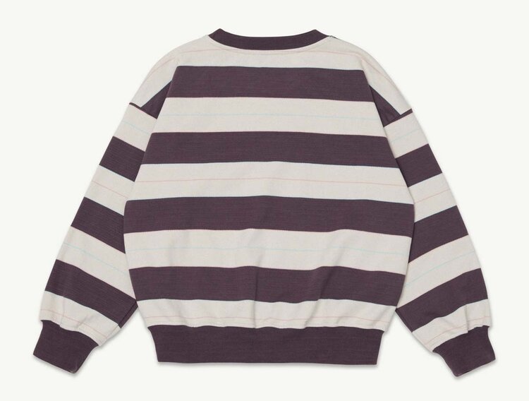 Main Story UK Bubble Sweatshirt - Conker Stripe Fleece