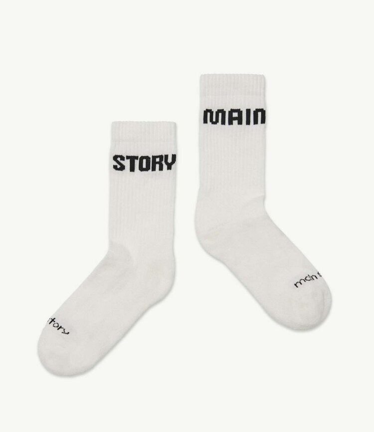 Main Story UK Sports Sock - Milk Knit