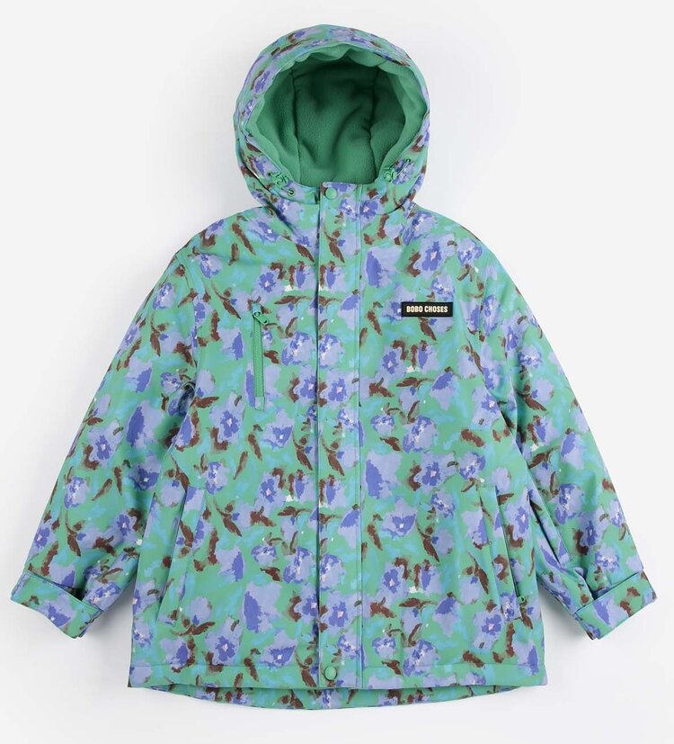 Bobo Choses Watercolor all over ski anorak