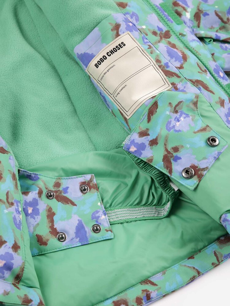 Bobo Choses Watercolor all over ski anorak
