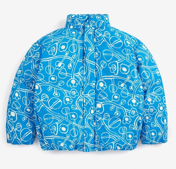 Bobo Choses Sketchy Flowers All Over anorak
