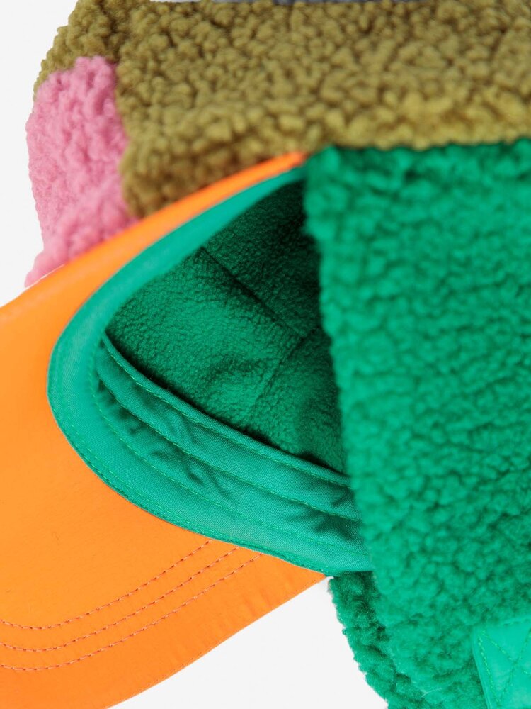Bobo Choses  Bobo Choses color block sheepskin chapka