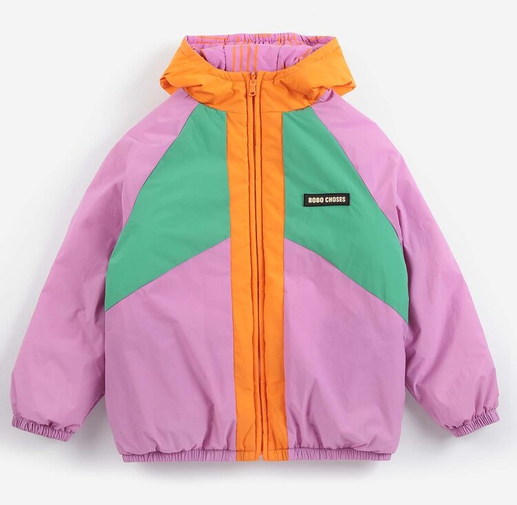 Bobo Choses Almost Moiré all over reversible anorak