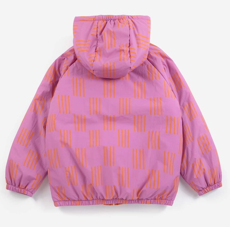 Bobo Choses Almost Moiré all over reversible anorak