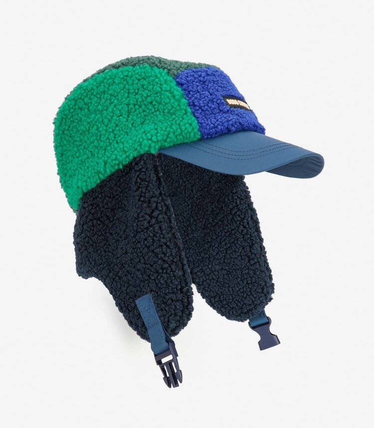 Bobo Choses  Bobo Choses color block sheepskin chapka