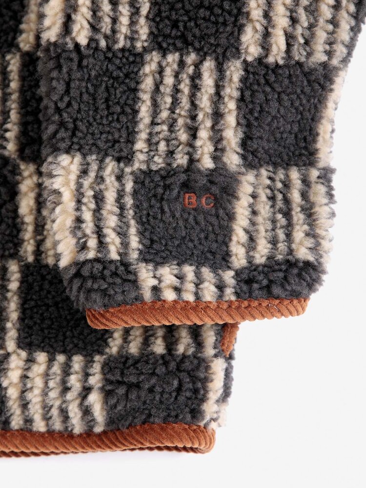 Bobo Choses  Almost Moiré all over sheepskin jacket