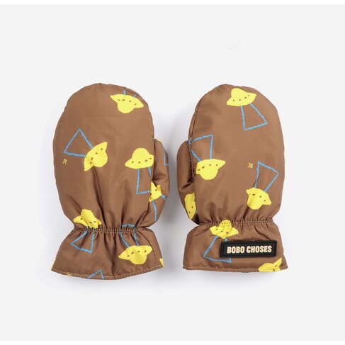 Bobo Choses Pixel Abduction all over mittens