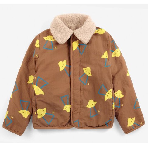 Bobo Choses Pixel Abduction all over reversible jacket