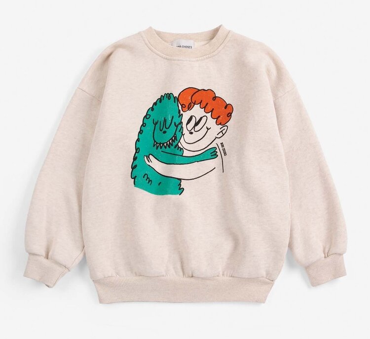 Bobo Choses  Hug Hairy Monster sweatshirt