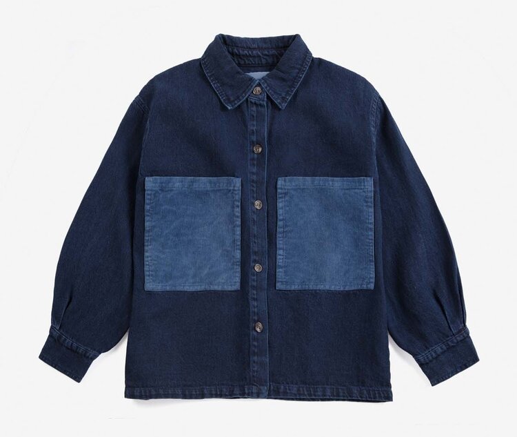 Bobo Choses  Booo Bo Choses Tag denim shirt