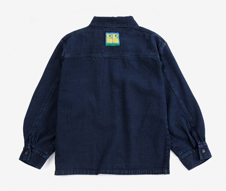 Bobo Choses  Booo Bo Choses Tag denim shirt