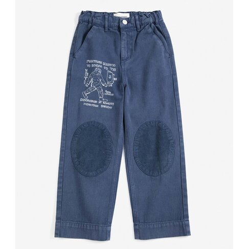 Bobo Choses Mr. Footish knee pads woven pants