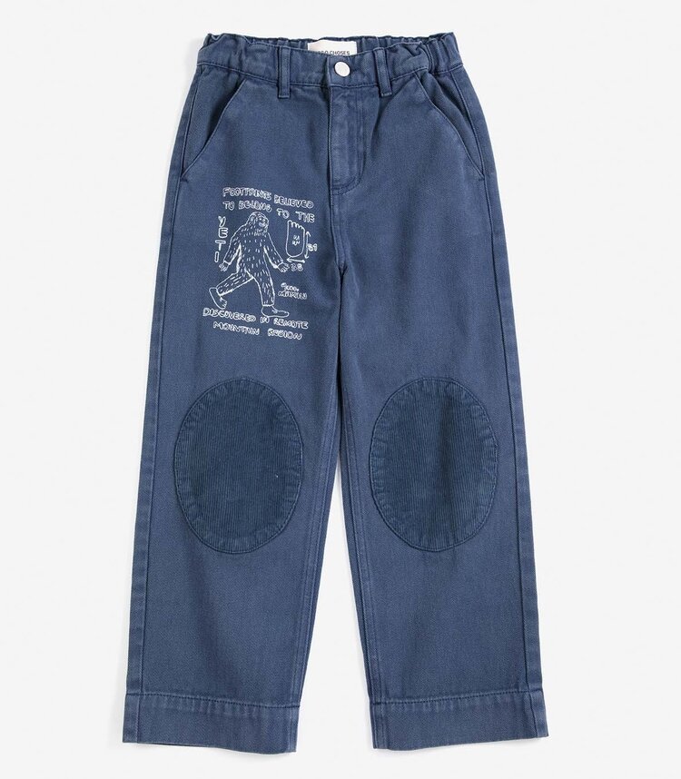 Bobo Choses Mr. Footish knee pads woven pants