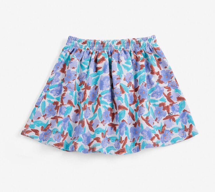 Bobo Choses Watercolor all over fleece skirt