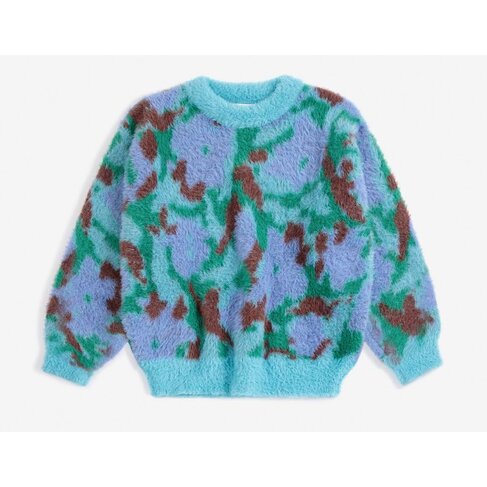 Bobo Choses Watercolor all over jacquard jumper