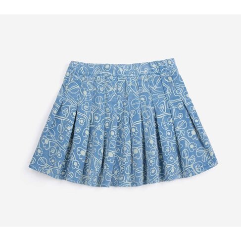 Bobo Choses Sketchy Flowers all over corduroy skirt
