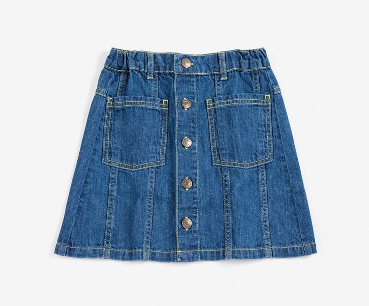 Bobo Choses Booo bo Choses Tag denim skirt