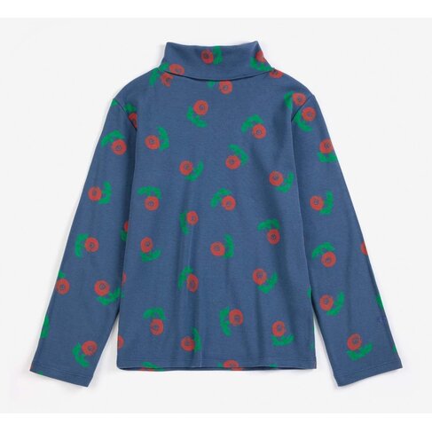 Bobo Choses Stamp Bloom all over turtle neck T-shirt