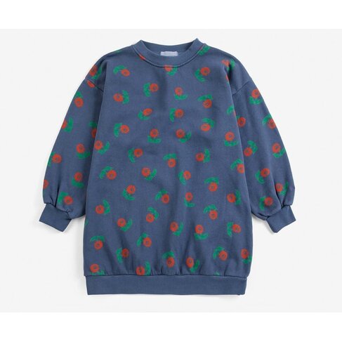 Bobo Choses Stamp Bloom all over sweatshirt dress