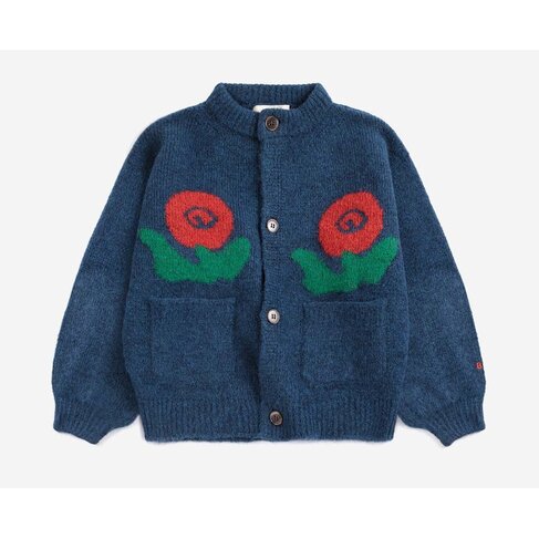 Bobo Choses Stamp Bloom cardigan